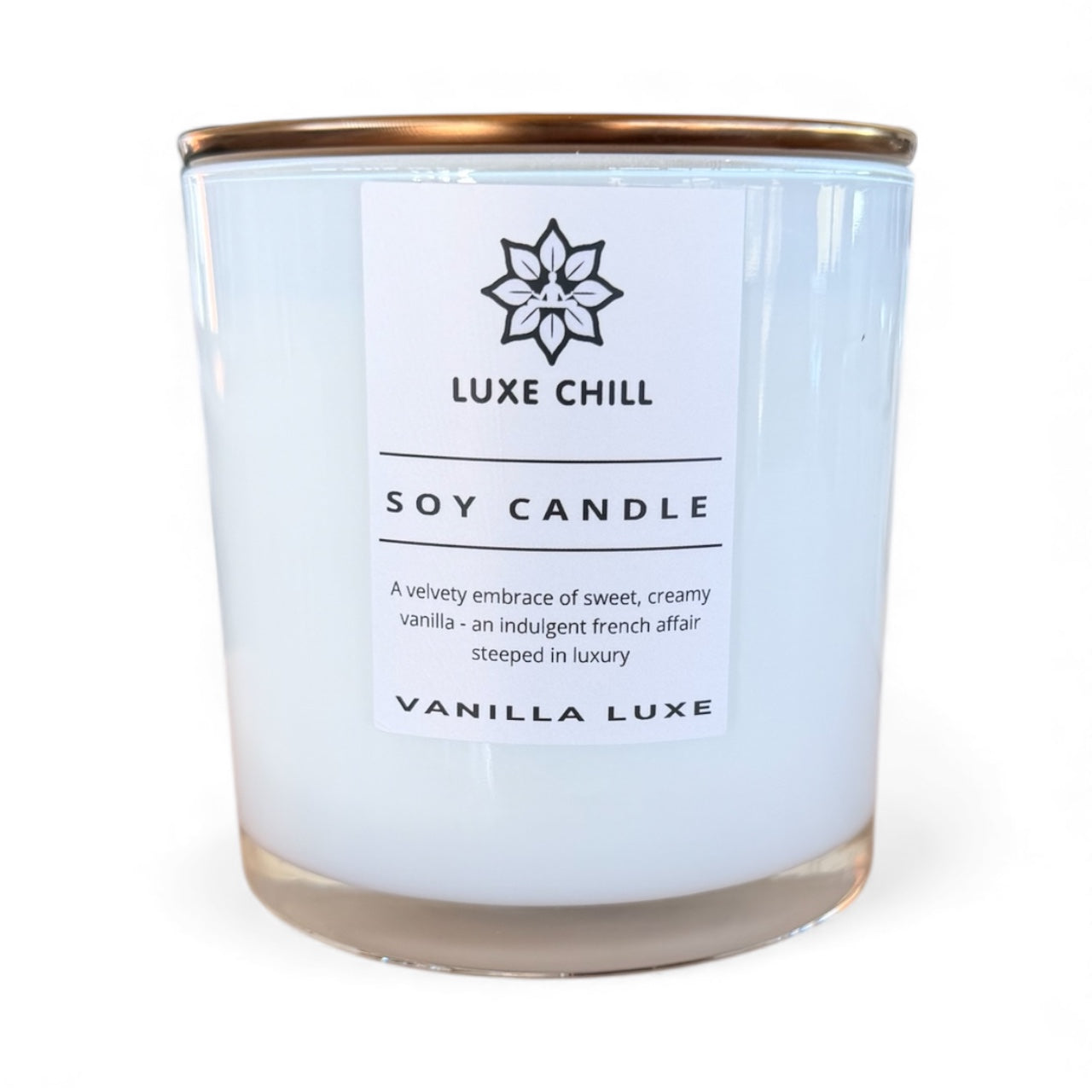 Luxe Chill Signature Candle - Vanilla Luxe