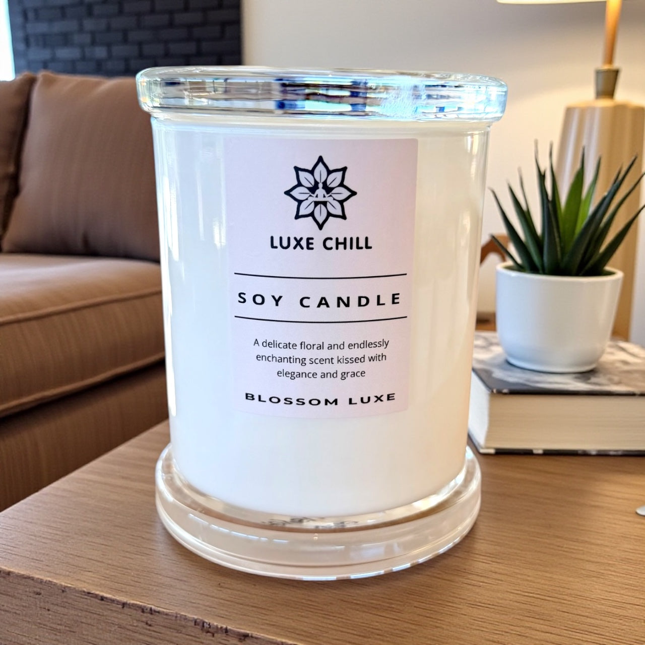 Luxe Chill Ophelia Candle - Blossom Luxe