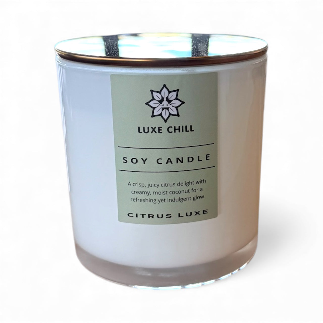 Luxe Chill Signature Candle - Citrus Luxe
