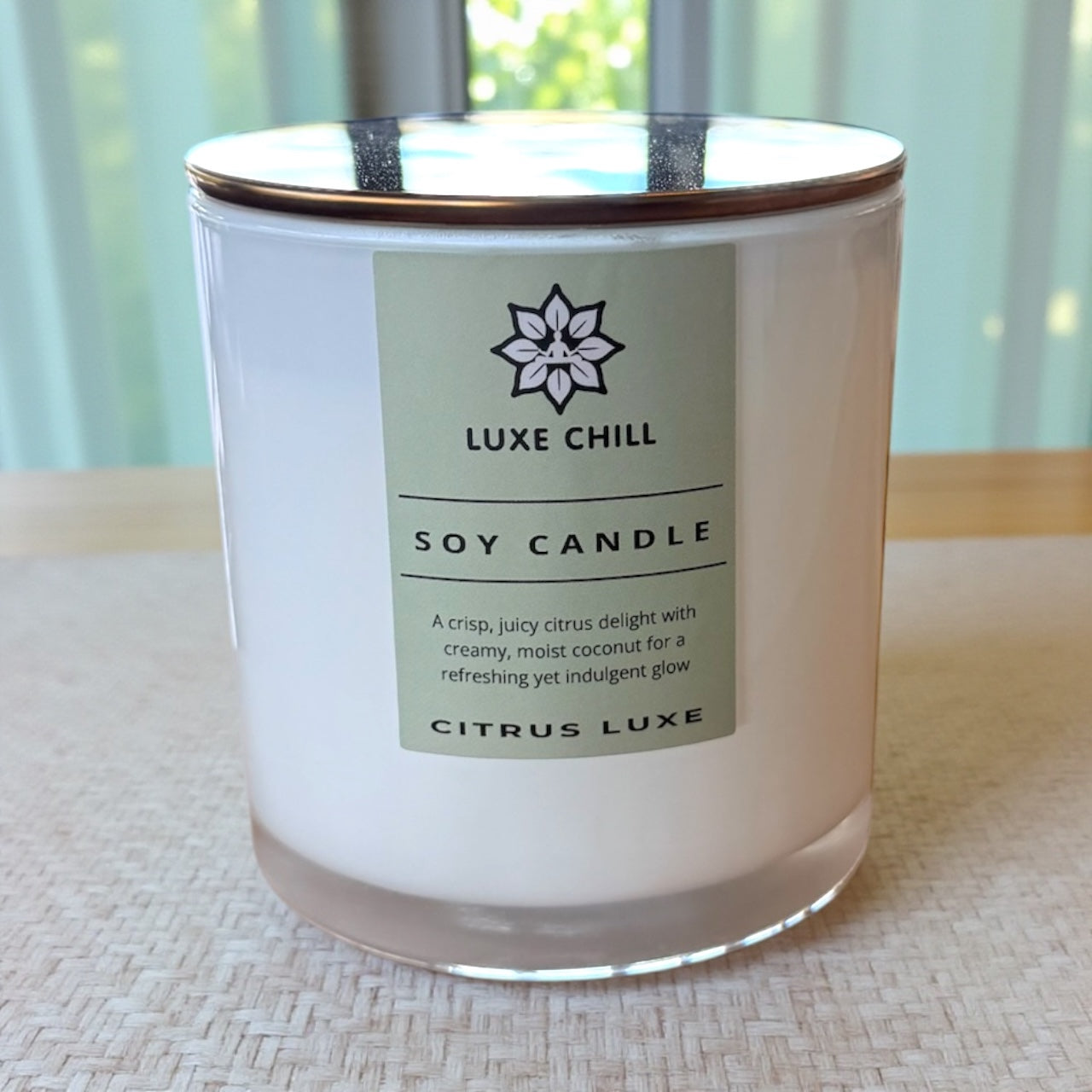 Luxe Chill Signature Candle - Citrus Luxe