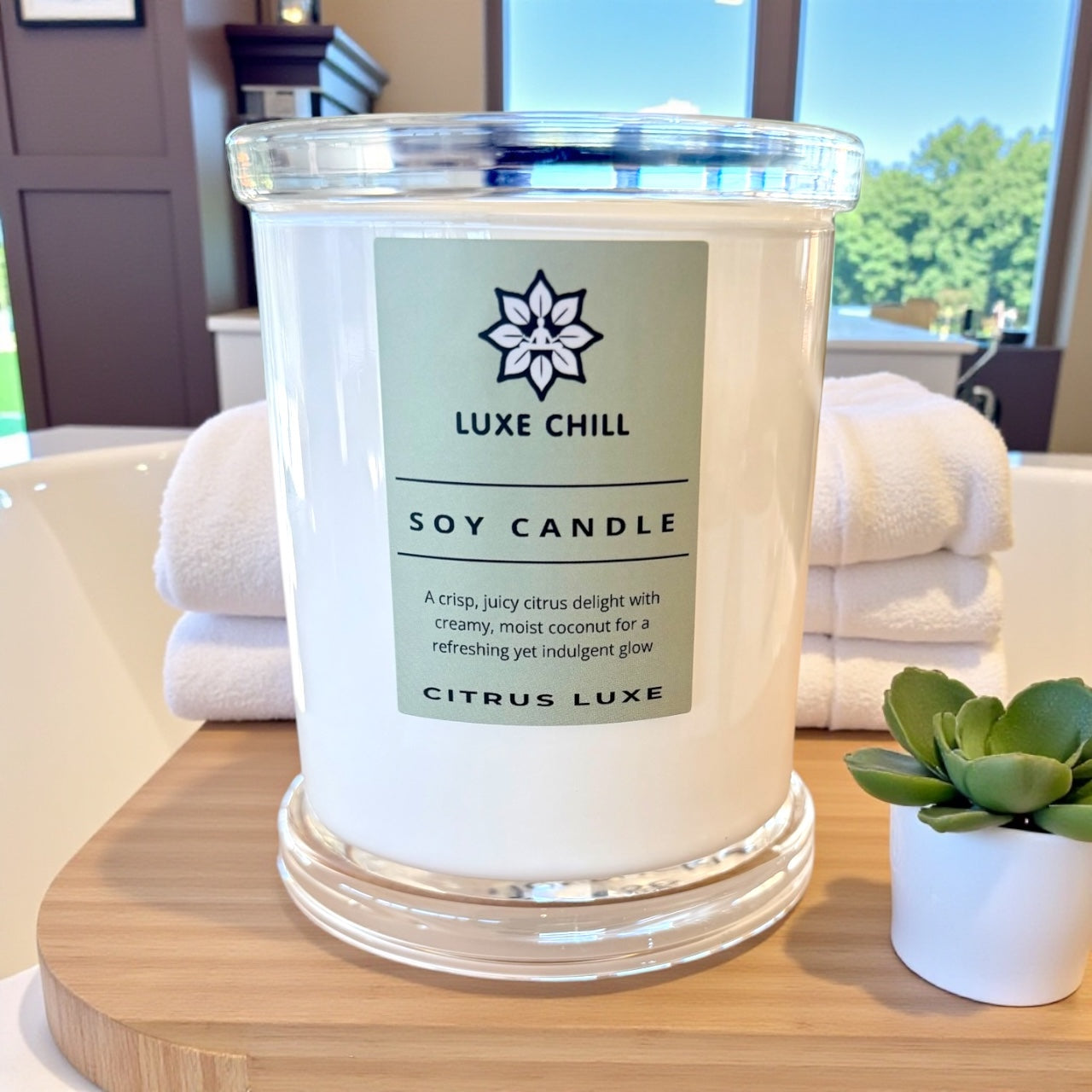 Luxe Chill Ophelia Candle - Citrus Luxe