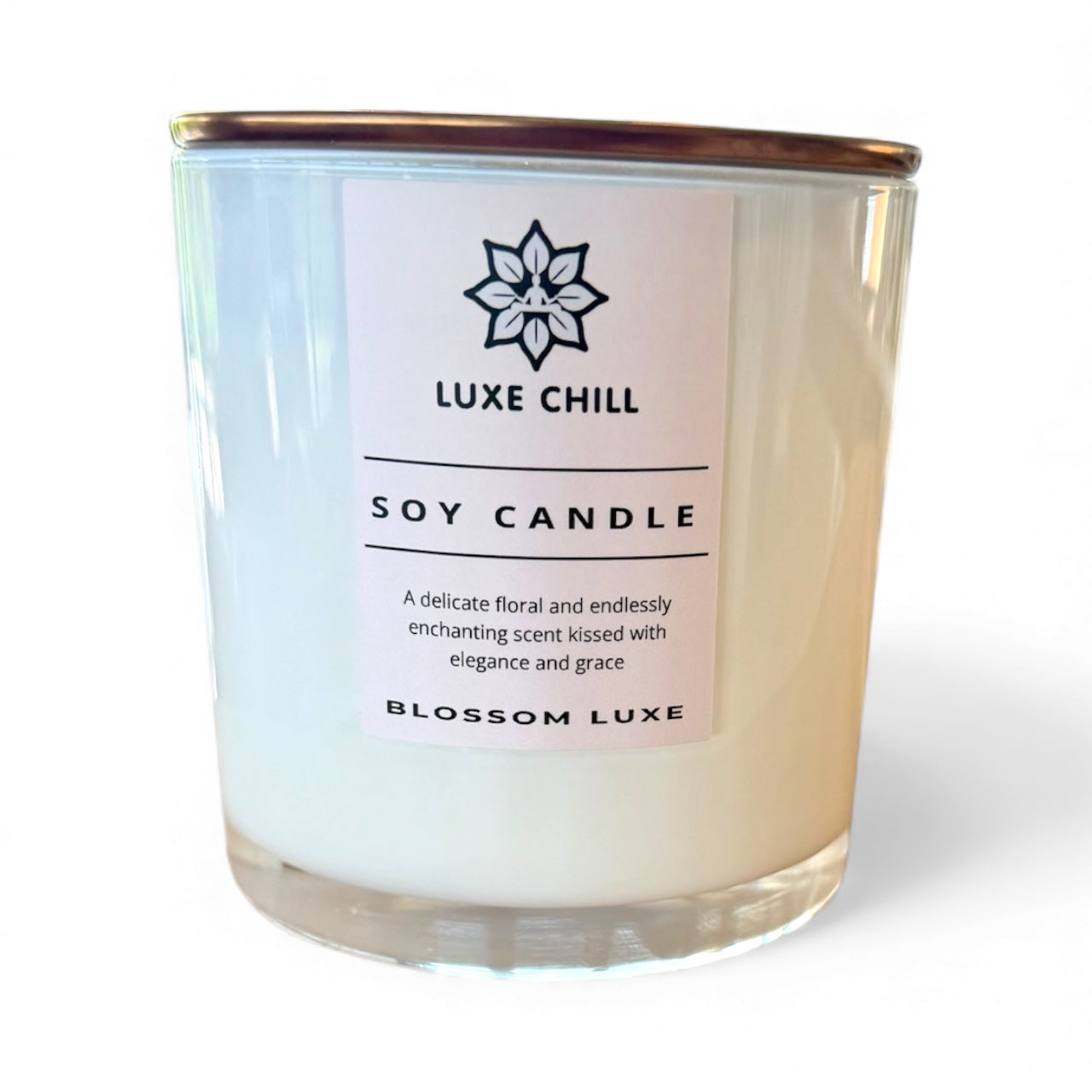 Luxe Chill Signature Candle - Blossom Luxe